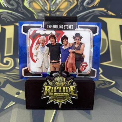 The Rolling Stones Panini Prizm 2025 Blue Ice Prizm /75 #86