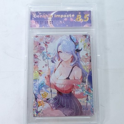 Shen He Swing Waifu Anime Trading Card Encased Genshin Impact Collection SLAB