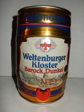 WELTENBURGER Kloster Party Fass Gallon Bierdose aus DEUTSCHLAND (5 Liter) Leer !