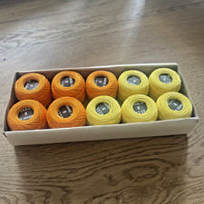 Original DDR Perlgarn GCCL 8 Stickgarn 10 x 1...