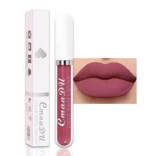 evpct 1Pcs Mauve Liquid Matte Lipstick Lipgloss Set for Women labiales mate 2...