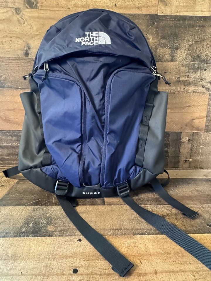 The North Face Surge Backpack Navy EUC - Image 4 of 4