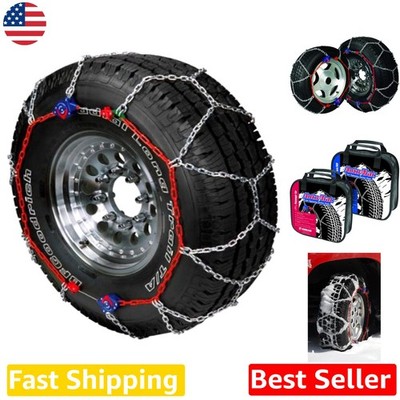 Auto Trac Light Truck SUV Tire Chains 285mm Alloy Steel Easy Install