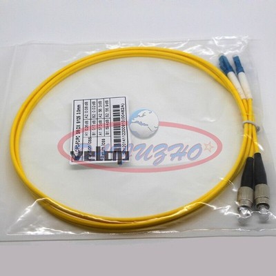 ONE 3M LC-ST Duplex Singlemode Fiber Optic Patch Cable Cord Jumper NEW *p0