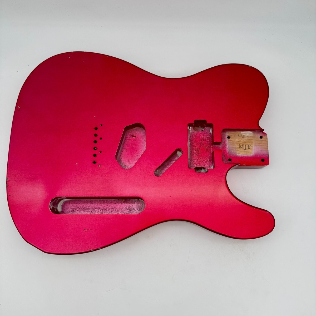 MJT Telecaster Body Alder Relic Nitro Raspberry mjt6572 | eBay