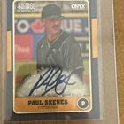 Paul Skenes On Card Auto Vintage Onyx