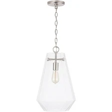 Capital Lighting Fixtures 338316BN OPEN BOX Elijah Pendant Brushed Nickel