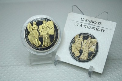 2019 Germania 5 Mark Allegories 1oz Silver Coin w/COA