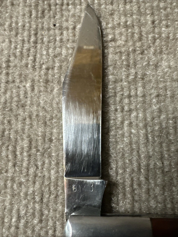 Case XX EUA 1965-1969 6143 1 lâmina serra corte osso vermelho Grand Daddy Barlow 10 pontos - Imagem 4 de 4