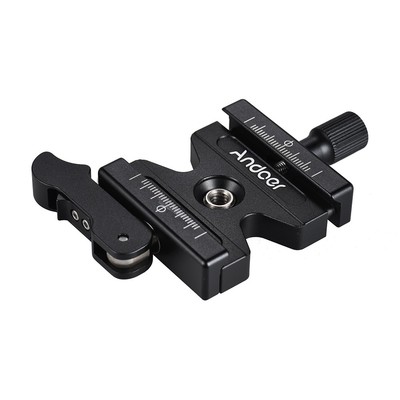 Andoer Quick Release Clamp for Arca Swiss Standard Plate Ball Head Tripod R7A9