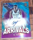 2022-23 Topps Finest OTE Arrivals Kok Yat PURPLE REFRACTOR AUTO Serial #d 07/10