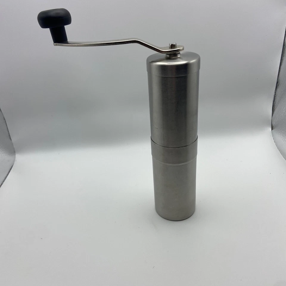 Molinillo de café manual de cerámica de acero inoxidable alto Porlex Japón Foto 2 de 4