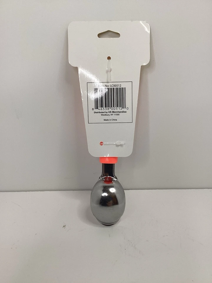 Антипригарный алюминиевый металлический совок для мороженого с розовой ручкой ковш 7 дюймов - Изображение 3 из 3