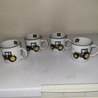 Set of 4 Gibson John Deere Tractor Coffee Mugs Farmhouse Decor Dinnerware — photo 1