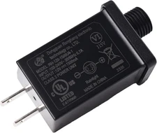 Replacement Yard Inflatable Adapter Power Supply Adapter, 12V 1.5A 60Hz Black 