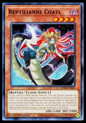 Burst of Destiny #BODE-EN020 Reptilianne Coatl