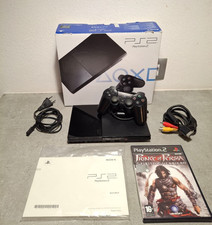 Console Sony PS2 Playstation 2 Slim SCPH-90004 Nera Completa di Scatola Boxata