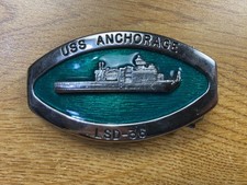 USS Anchorage LSD-36 Belt Buckle