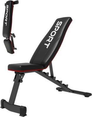 Adjustable Utility Weight Foldable 660LBS Stable Incline Bench for Body Fitness