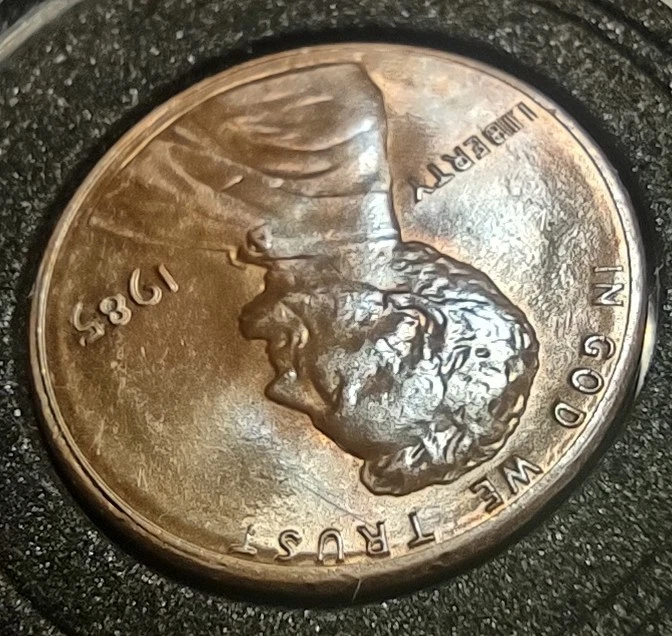 1985 P Lincoln Memorial Penny Broad Struck, DDO / DDR, Doubled Rim - Image 4 of 4