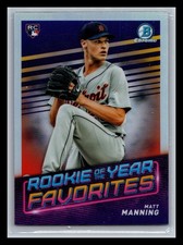 Matt Manning Detroit Tigers #ROYF-8 Bowman