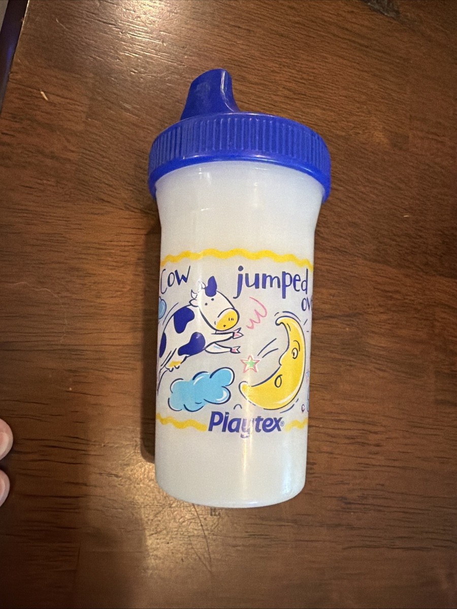 Vintage 2000's Playtex Cup With Lid Sippy Cup With Valve Blue