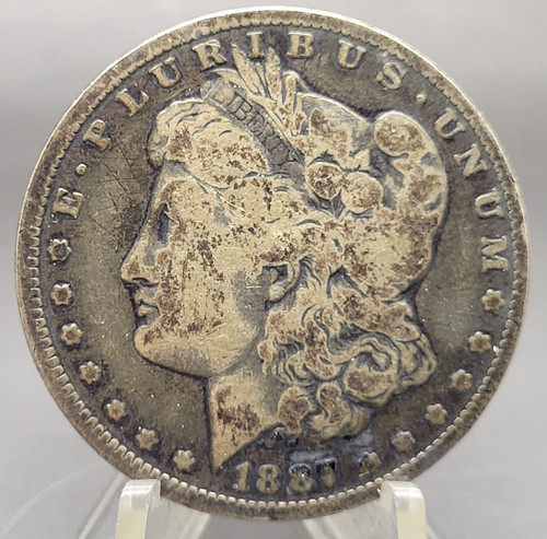 1887 O U.S. Morgan Dollar 90% Silver Coin VAM-45