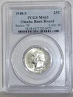 1948-S Washington Quarter Omaha Bank Hoard MS65 PCGS