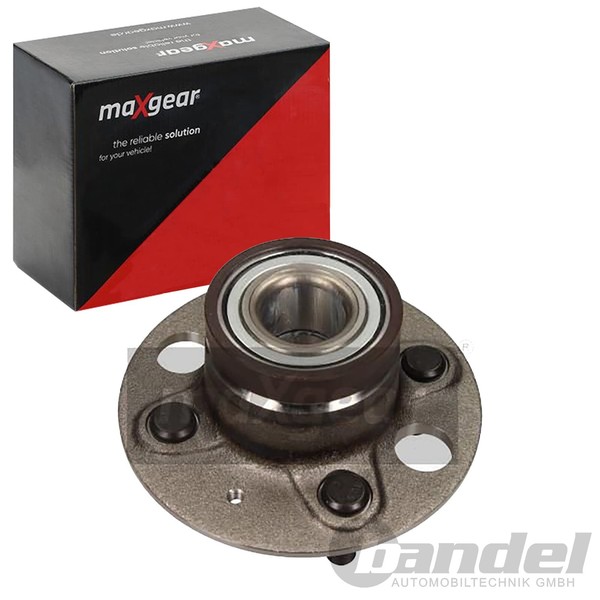 Maxgear RADLAGER-SATZ Hinterachse Passend FÜR Honda City Insight Jazz | 33-0962-image