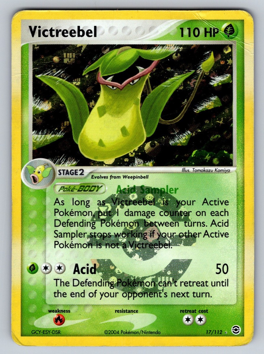2004 Victreebel EX FireRed & LeafGreen 17/112 Holo Rare Pokémon