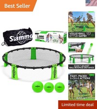 Slammo Game Set Includes 3 Balls, Carrying Case and Rules - Outdoor Lawn, Bea...