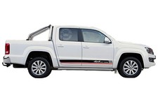 2 Pcs Graphics Car Sticker For Vw Amarok Side Skirt Stripes Off Road Decals