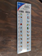 School Desk Name Place Educational Nameplates Alphabet Learning Strips Sealed