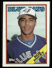 Rob Ducey *ROOKIE CARD* (RC) 1988 Topps #438. rookie card picture