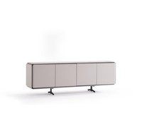 Beige Sideboard Aus Holz Modern, Eleganter Stauraum In Stilvollem