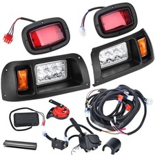 Lochnchn LED Headlight Tail Light Kit Compatible with Club Car DS Golf Carts ...