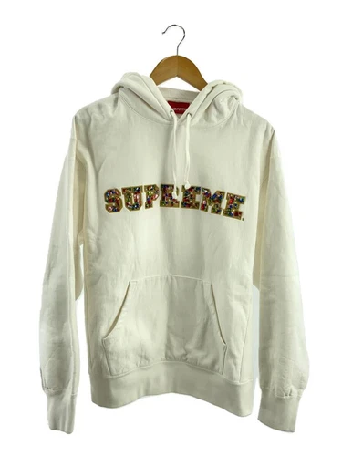 Sweat à capuche Supreme blanc M occasion