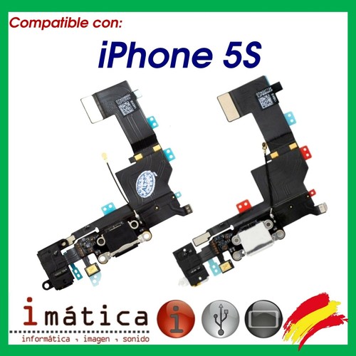 CARGA iPHONE COLOR BLANCO FLEX JACK AURICULAR MICROFONO | eBay