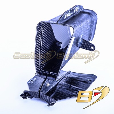BMW 2020-2025 S1000RR Carbon Fiber Air Intake Tube Duct Cover Fairing Twill 