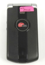 Kyocera MARBL / Marble K127 - Black  Virgin Mobile  Cellular Flip Phone