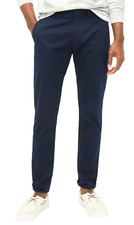 NEW J.CREW NAVY BLUE SLIM FIT FLEX CHINO PANTS H3167 SIZE 31/30 31