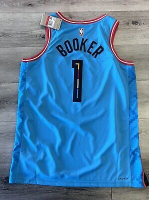 NEW 2022-23 Devin Booker Phoenix Suns City Edition Jersey Large Turquoise  Native