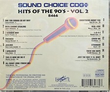 SC8466 HITS 90'S NEW IN PLASTIC SOUND CHOICE KARAOKE LOT VA
