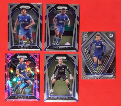 Leicester City 5 Card Lot 2020 Panini Rookies/Color