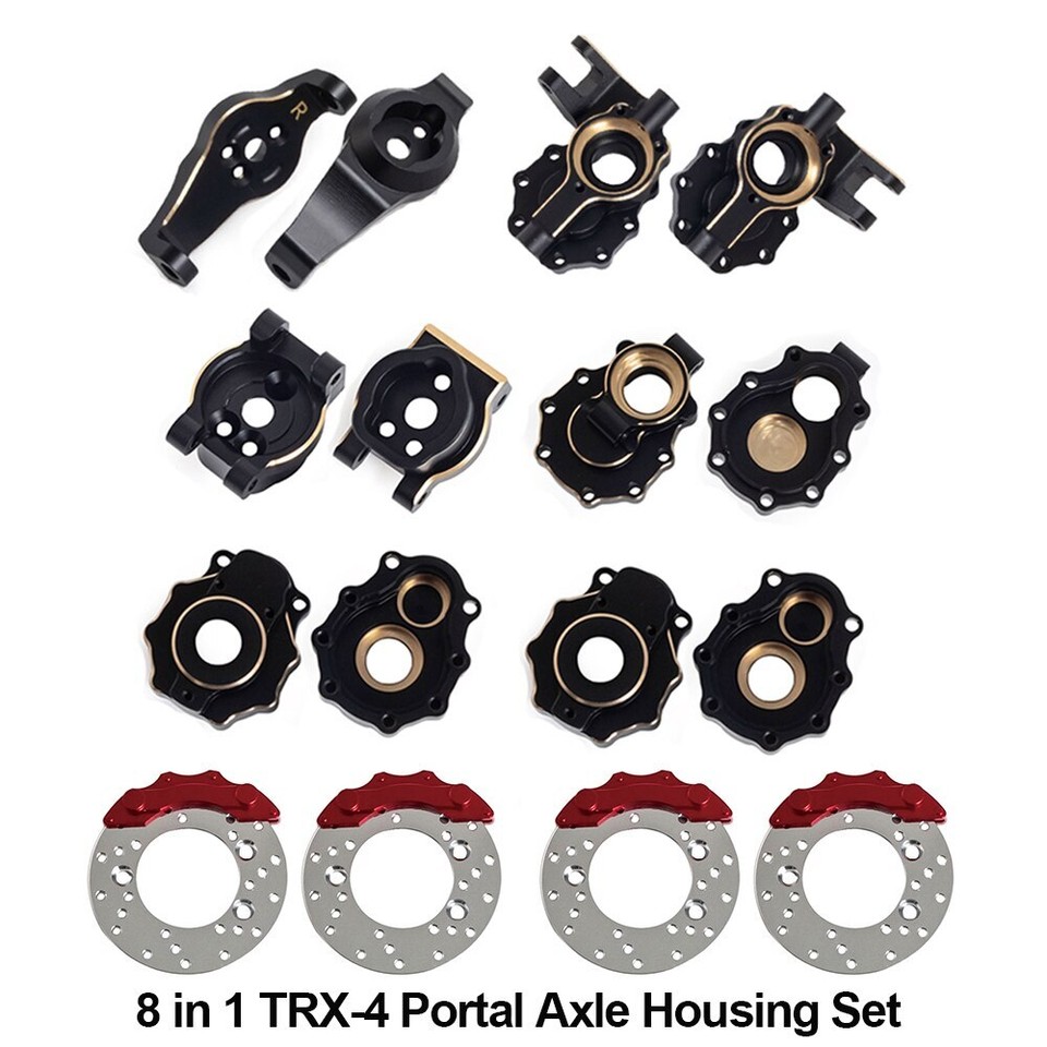 Is the AMK brass portal cover set worth the money for a TRX4 upgrade