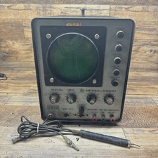 Vintage Sencore PS127 Wide Band Oscilloscope Analyze Electrical Signal For Parts