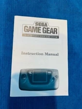 Sega Game Gear Handheld Console Instruction Manual Booklet Insert Only Original