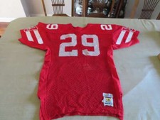 university of wisconsin Football game used jersey #29 1988 Fred Owens bjersey