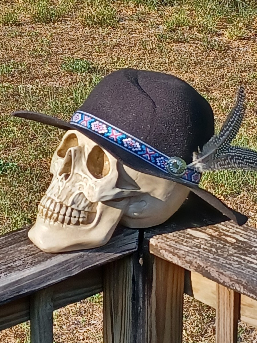 Native American Hat With Woven Hat Band. | eBay
