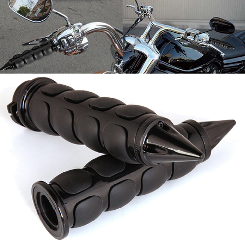 1" Motorcycle Handle Bar Hand Grips Fit For Harley Sportster XL883 1200 Dyna FXD